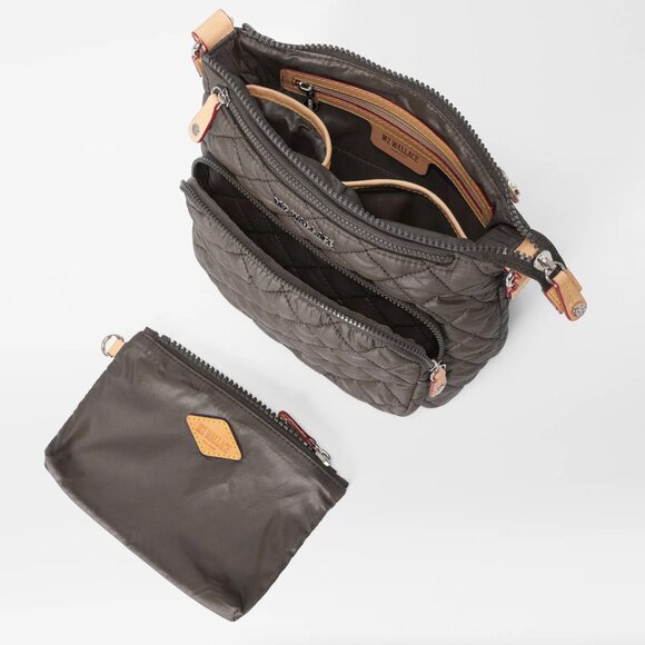 MZ Wallace Metro Scout Crossbody Deluxe in Magnet - Picture 11 of 14